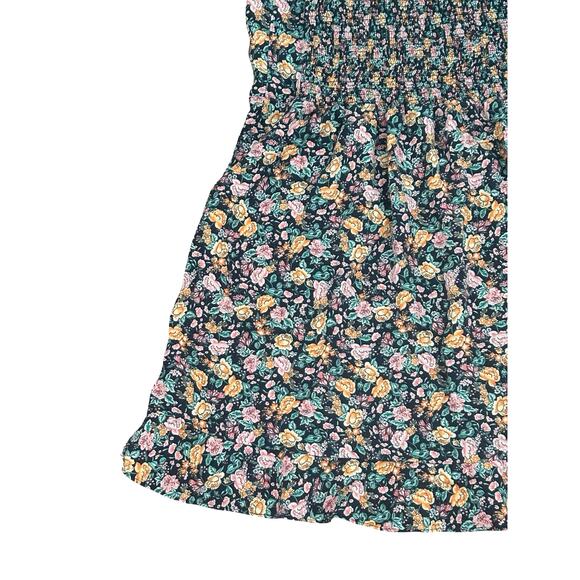 Old Navy Fit & Flare Sleeveless Floral Print Linen Blend Cami Dress XXL Bohemian - Picture 10 of 13